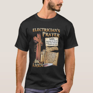 Camiseta Oração do eletricista Amen