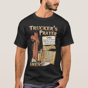 Camiseta oração dos caminhoneiros senhor me prepare para o 