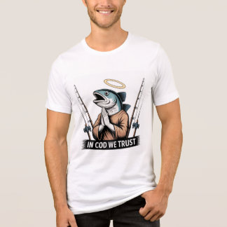 Camiseta Oração dos Pescadores - Em Bacalhau Nós Confiamos