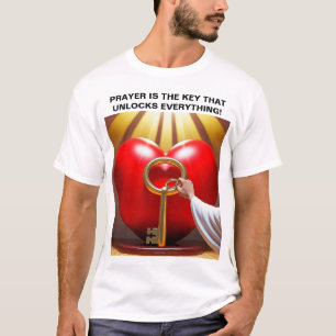 Camiseta Oração É A Chave Que Desbloqueia Tudo!