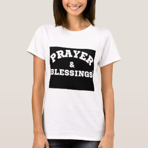 Camiseta Oração e Bênçãos Camisa-T feminina - Branco