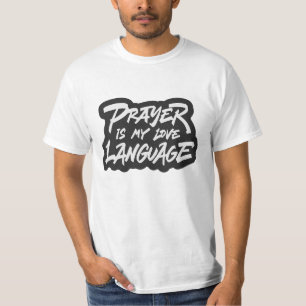 Camiseta Oração é minha língua de amor