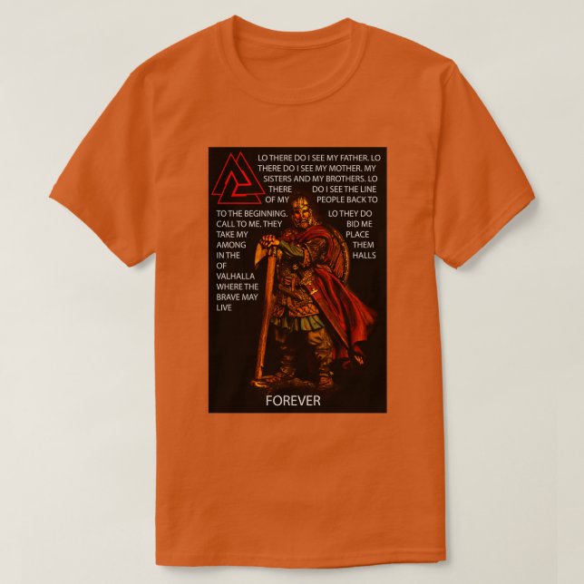 Camiseta oração pagã (Frente do Design)
