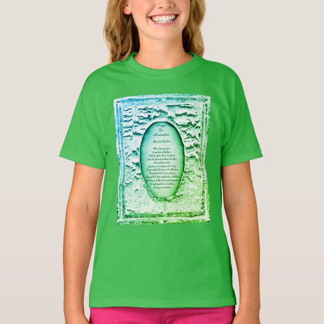 Camiseta Oração Para Restauração (Frente)