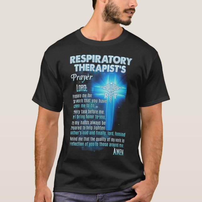 Camiseta Oração por Terapias Respiratórias (Frente)