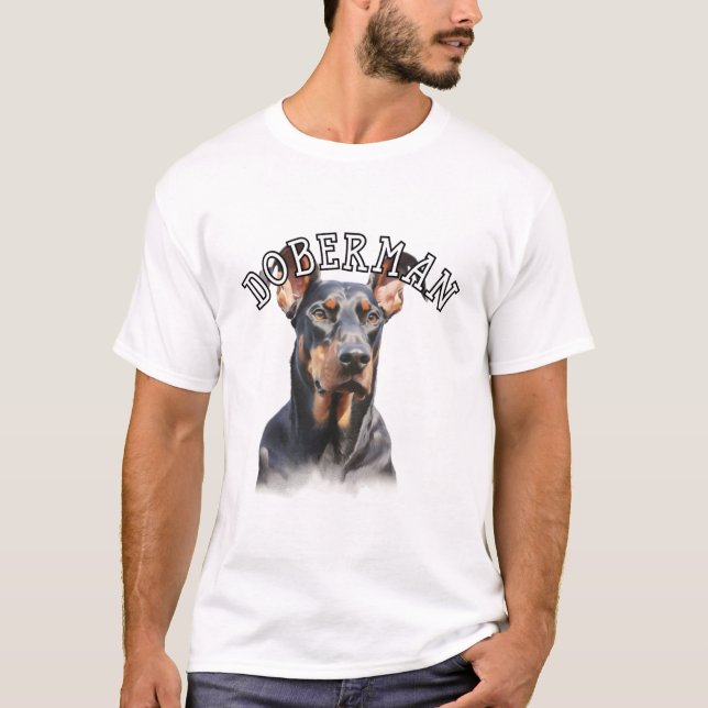 Camiseta orador natural Doberman (Frente)