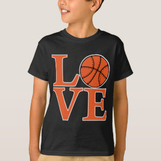 Camiseta orange2, AMOR do basquetebol