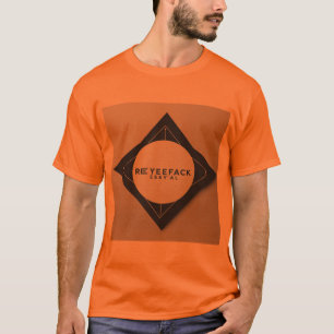 Camiseta Orange Beats: DJ projetando vibrações
