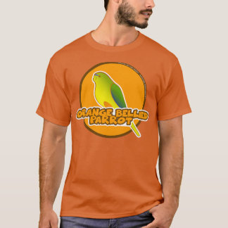 Camiseta Orange Bellied Parrot Critically Endangered