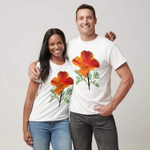 Camiseta Orange California Poppy