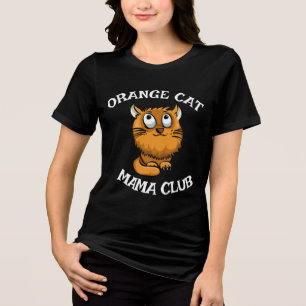 CAMISETA ORANGE CAT MAMA MOM GINGER CAT CLUB T SHIRT