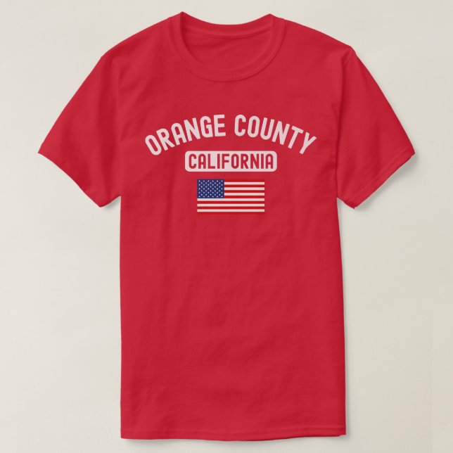 Camiseta Orange County California Flag Cali Bear Retro (Frente do Design)