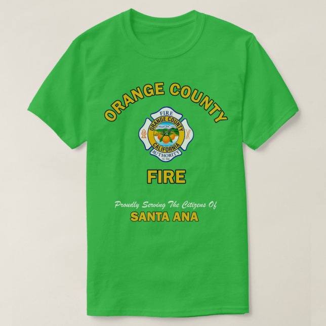 Camiseta Orange County Fire TSirt (Frente do Design)
