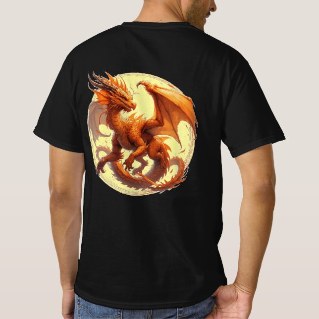 Camiseta Orange Dragon (Verso)