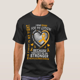 Camiseta Orange Godson Multiple Sclerose Sensibilização Ins