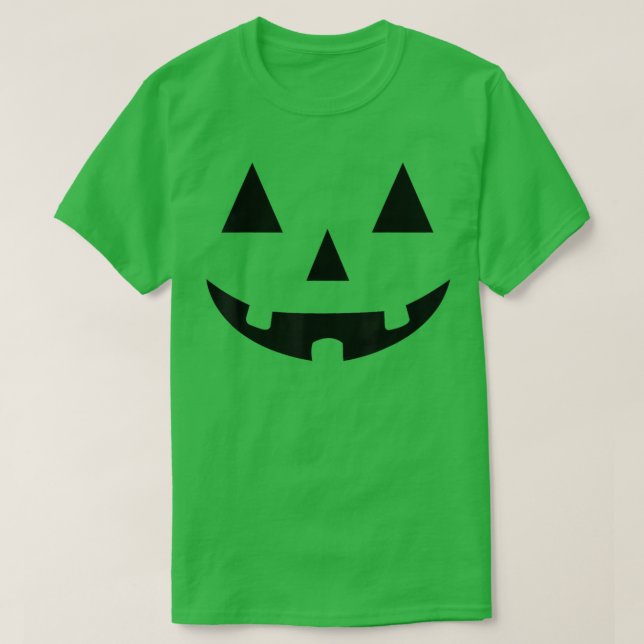 Camiseta Orange Jack O Lantern Halloween Costume Tee Shirt (Frente do Design)