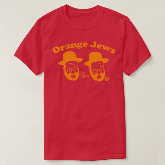 CAMISETA ORANGE JEWS (Frente do Design)