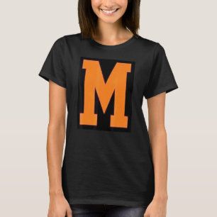 Camiseta Orange M Massillon Sports Basball Tige