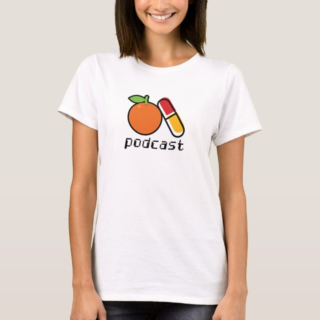 Camiseta Orange Pill Podcast (Frente)