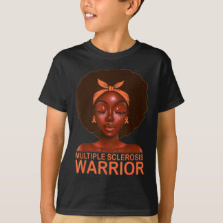 Camiseta Orange Ribbon e Sensibilização Guerreiro Negro Afr