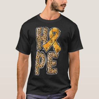 Camiseta Orange Ribbon Leopard Print HOPE ADHD Survivors111