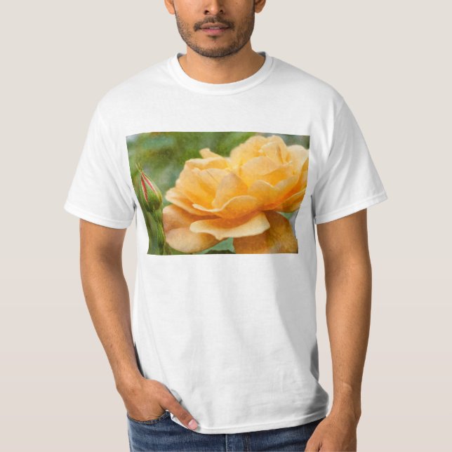Camiseta Orange Rosa Painterly (Frente)