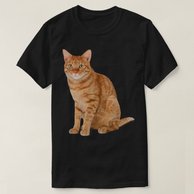 Camiseta Orange Tabby Cat (Frente do Design)