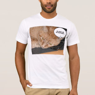 Camiseta Orange Tabby Cat HumorVocê não liga nem envia e-ma