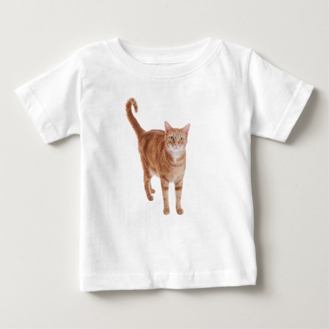 Camiseta Orange Tabby Cat Standing (Frente)