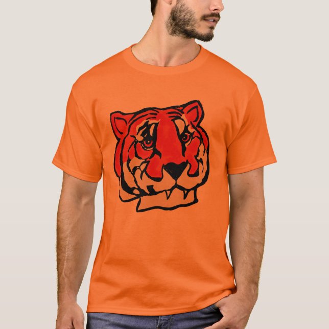 CAMISETA ORANGE TIGER (Frente)