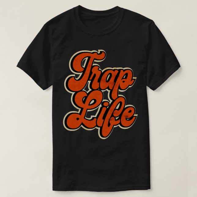 Camiseta Orange Trap Music Trap Life (Frente do Design)