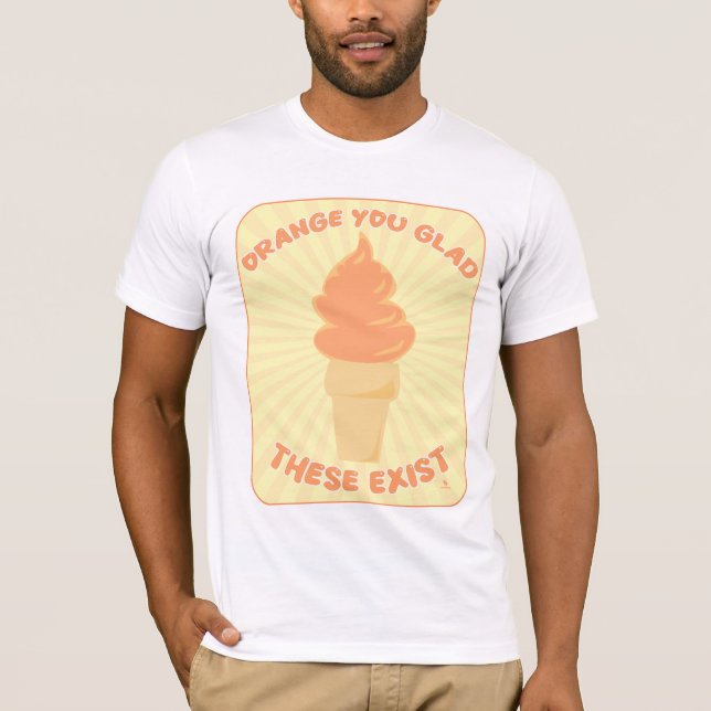Camiseta Orange You Glad Frozen Whip Design (Frente)