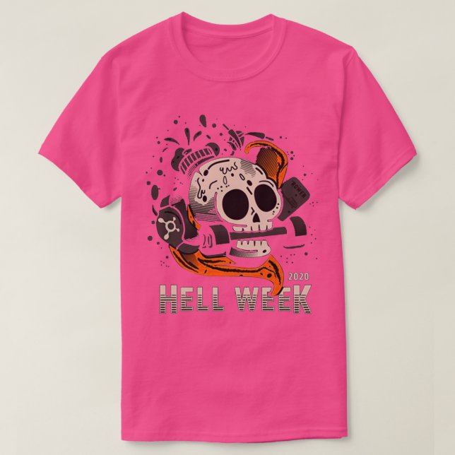 Camiseta ORANGETHEORY Hell Week October 2022 Gift Halloween (Frente do Design)