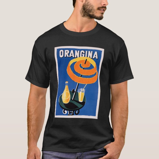 Camiseta Orangina Drink Poster Classic (Frente)