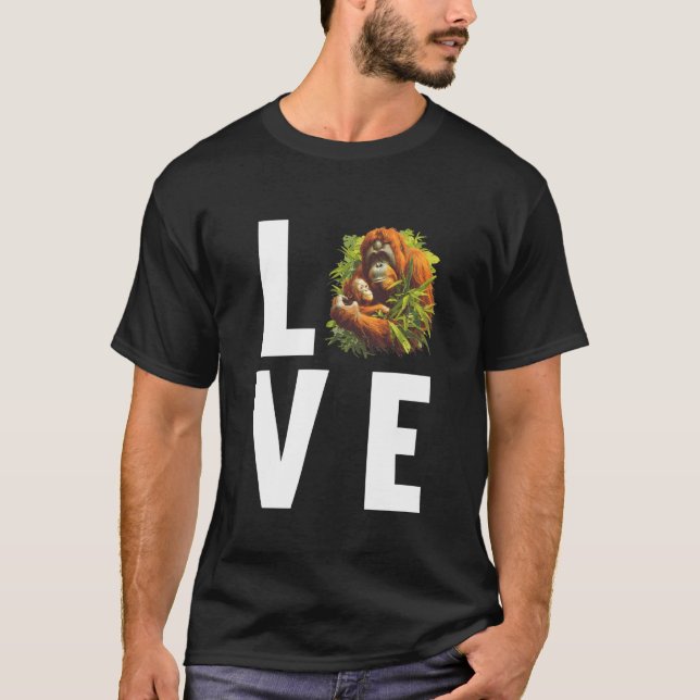 Camiseta Orangotangos Orangutan (Frente)