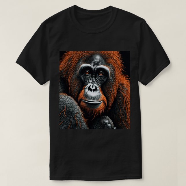 Camiseta Orangutan (Frente do Design)