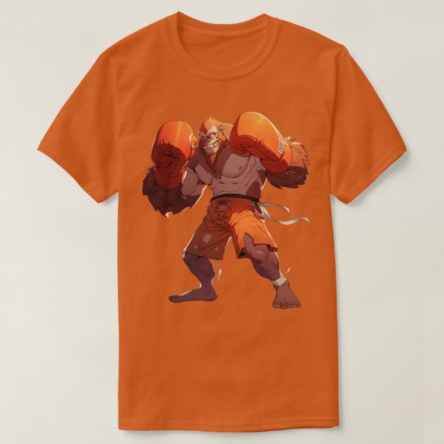 Camiseta Orangutan Boxer (Frente do Design)