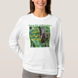 Camiseta Orangutan Nature Borneo