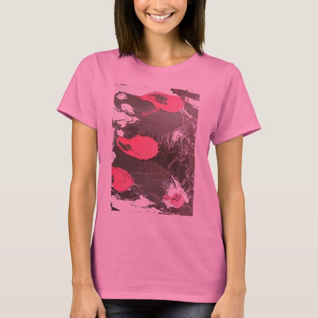 Camiseta Orbes de Gotejamento Silenciadas (Frente)