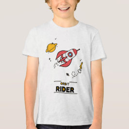 Camiseta Orbit Rider Bella+Canvas Juventude Tríplice-blenda