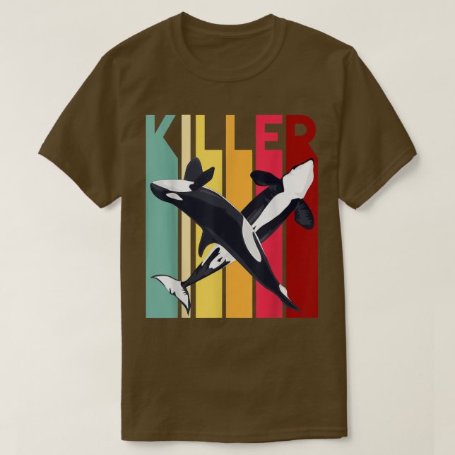 Camiseta Orca Assassina Bift Idea Sea Animais (Frente do Design)