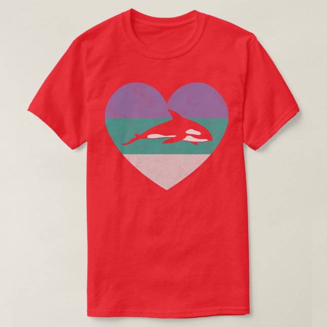 Camiseta Orca Assassina Presente Para Mulheres e Raparigas  (Frente do Design)