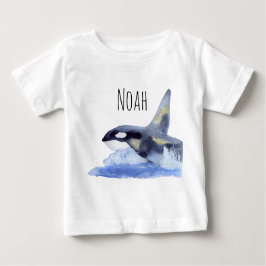 Camiseta Orca com ouro e nome personalizável