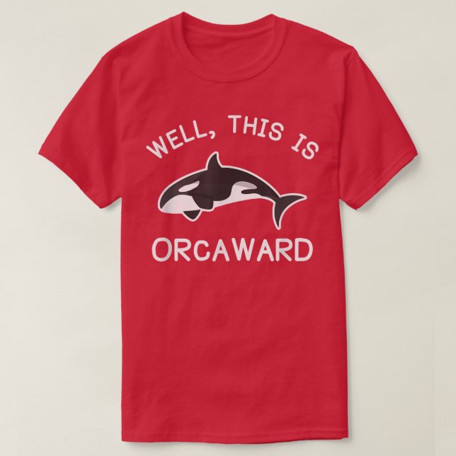 Camiseta Orca De Baleia Assassina Este É O OrcAward (Frente do Design)