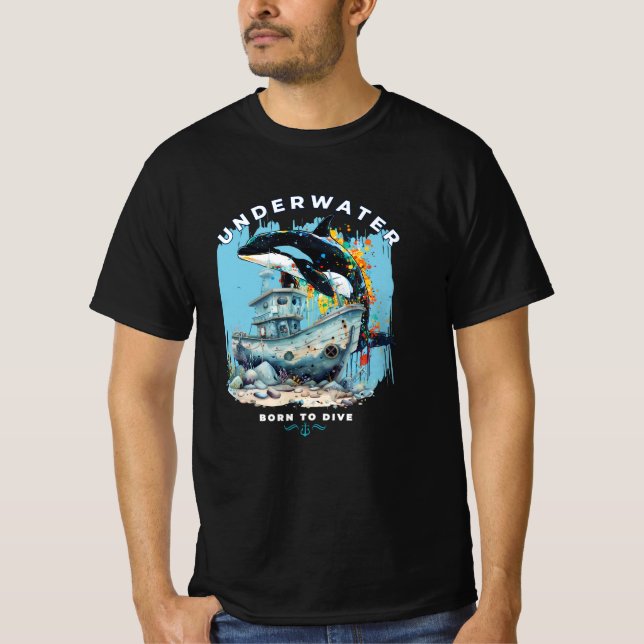 Camiseta Orca do Verão à Meia-Noite (Frente)