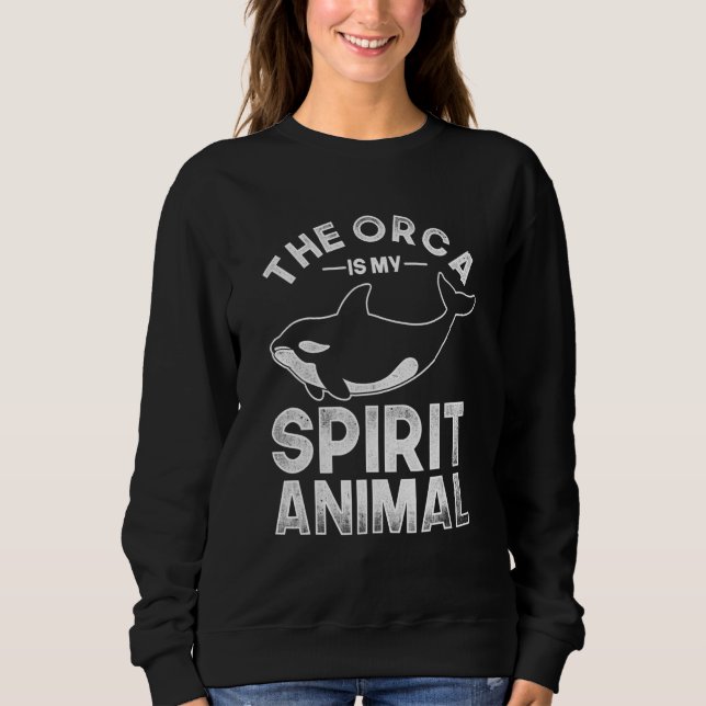 Camiseta Orca É O Meu Espírito Animal Orca 2 (Frente)