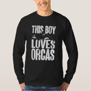 Camiseta Orca Este Menino Ama Orcas Baleias Swea