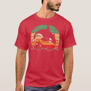Camiseta Orca Family Vintage Retro Art, Família de Baleias
