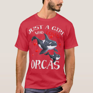Camiseta Orca Fan Sea Animal Marine Mamíferos Apenas Uma Ra