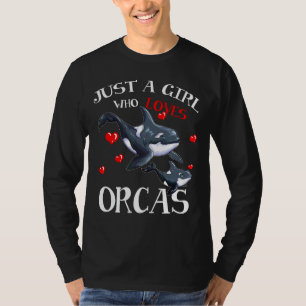 Camiseta Orca Fan Sea Animal Marine Mamíferos Apenas Uma Ra